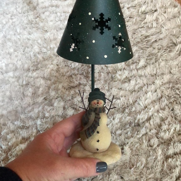 Snowman Tea Light - Picture 2 of 4